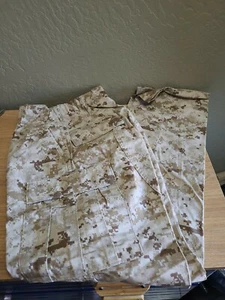 U.S.M.C. DESERT MARPAT CAMOUFLAGE TROUSERS SMALL REG PROPPER - Picture 1 of 5