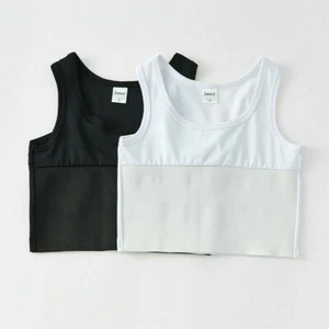 Lesbian Short Chest Binder Women Lady Tomboy Trans Slim Fit Tank Tops Breathable - Picture 1 of 13