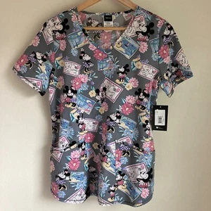 New Disney women's scrub top size S - Picture 1 of 6