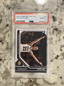 2024 Panini Instant NIL Caitlin Clark Milestone #49 PSA 10 - Picture 1 of 2