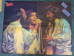 BEE GEES / POSTER + Partition LOVE YOU INSIDE OUT - Picture 1 of 1