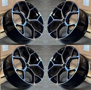 22x10 WHEELS FITS AUDI A7 S7 RS6 A8 SQ5 Q7 Q8 SRQ7 RSQ8 ETRON 22" RIMS SET 4 - Picture 1 of 5