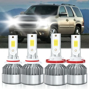 For Chevrolet Tahoe 2007-2021 Car LED Headlight Bulb Combo High/Low Beam 10000lm - Picture 1 of 11