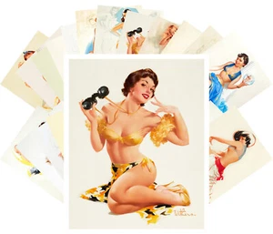 Postkartenpackung (24 Stck.) Vintage Pinup sexy Mädchen von Ted Withers CC1198 - Bild 1 von 3