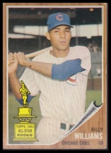1962 Topps 4-Card Lot: Billy Williams, Jim Kaat, Willie Davis, Luis Aparicio - Picture 1 of 8