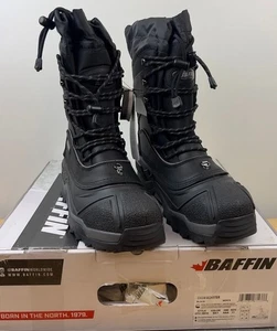 Stivali da neve uomo Baffin Snow Monster punta tonda tg. 11 Nero nuovo - Foto 1 di 8