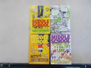 4 JAMES PATTERSON # HC MIDDLE SCHOOL WORST YEARS BULLIES ROTTEN LUCK LIAR - Picture 1 of 5