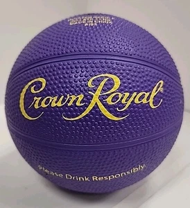 CROWN ROYAL WHISKEY Purple Mini Basketball ~ New - Picture 1 of 4
