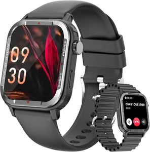 Smartwatch Donna Uomo, Orologio Smartwatch Con Effettua/Risposta Chiamate, Cardi - Foto 1 di 12