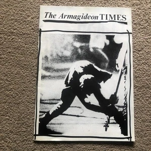 The Clash Joe Strummer Tour Programm Armagideon Times No 1 1980 Ref B - Bild 1 von 1