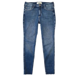 Hollister High Rise Super Skinny Jeans Damen 14 Denim Blau Preppy Freizeit Boho - Bild 1 von 7
