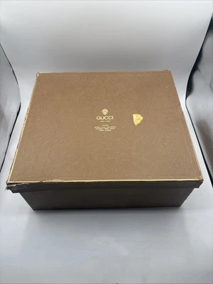 "Caja de regalo vacía GUCCI vintage años 70-80 15""x14""" Foto 1 de 4