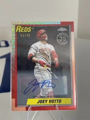 Joey Votto 2025 Topps Update Silver Pack Mojo Auto #U90C-98 Reds Uni 2/10 RAW - Image 1 of 4
