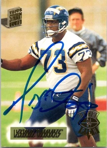 Caricabatterie Isaac Davis firmato 1994 Stadium Club San Diego #84 autografato - Foto 1 di 2