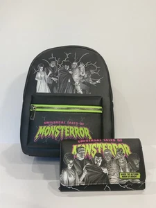 RARE HTF NWT Universal Studios Monster Monsterror Dracula Mini Backpack & Wallet - Picture 1 of 1