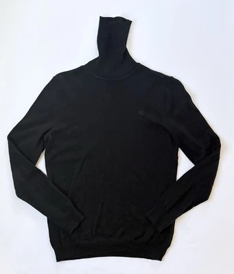 Women’s Vintage LAUREN Ralph Lauren Black Cotton Turtleneck Sweater sz M Medium - Image 1 of 4