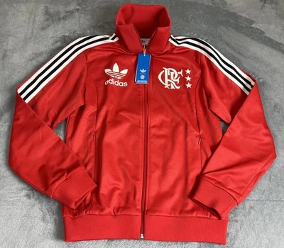 Adidas CR Flamengo Brasil ‘81 Track Jacket Mens Sz M Red CRF Soccer Retro NWT - Image 1 of 4