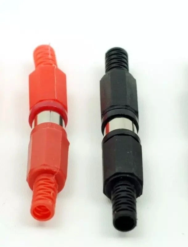 4x RCA Solder Cable Connectors Male Female Phono Adapter Audio Visual AV Plug - Image 1 of 4