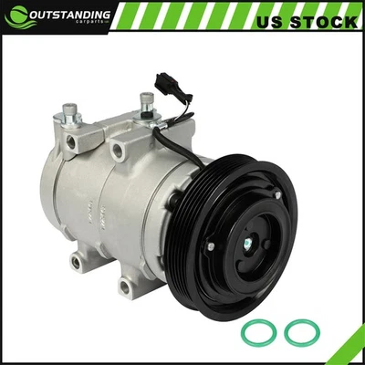 ✅A/C 压缩机带离合器 CO 10921C 适用于现代 XG300 3.0L 2001 2002-2005 3.5L — 第 1/4 张图片