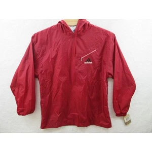 NWT Vintage 90s Y2K Adidas Wind Trainer Lined Nylon Jacket Coat Men's Size Large - Picture 1 of 16