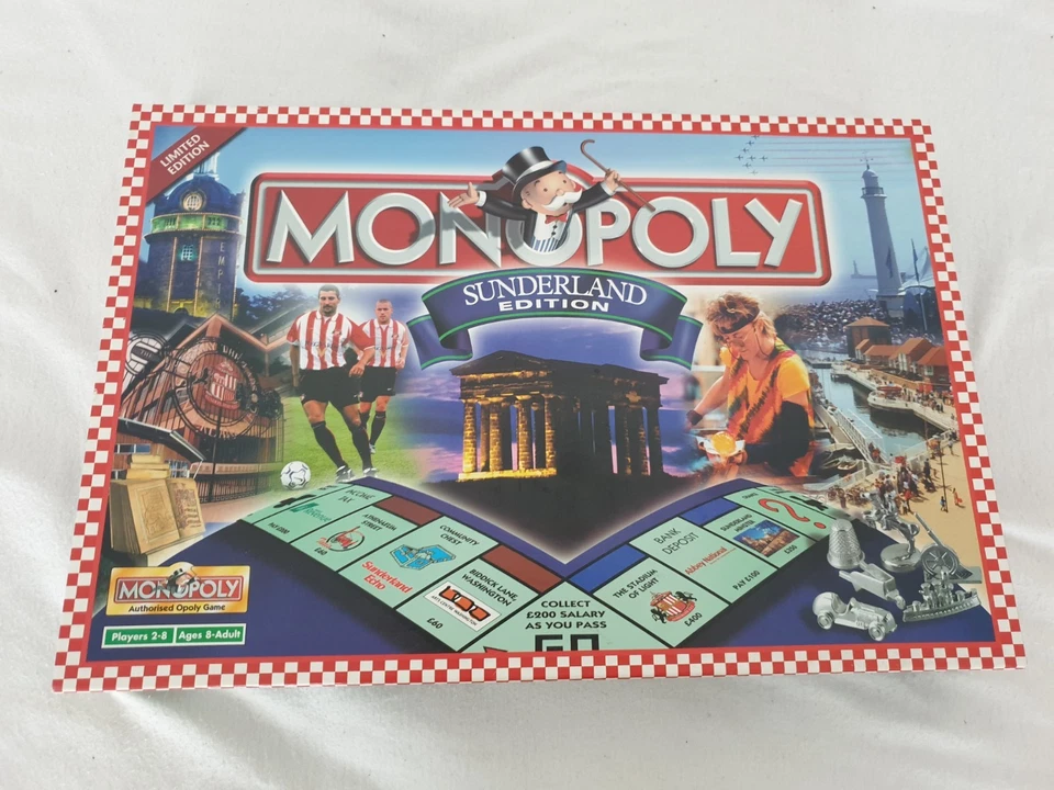 Sunderland Monopoly Edition Board Game 2002 Complete VGC - Image 1 of 4