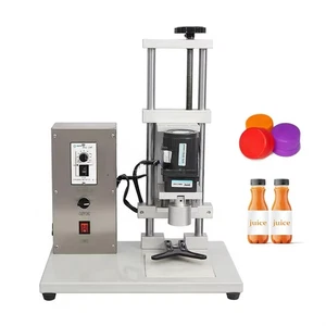 Plastic Glass Metal Bottle Jar Can Screw Cap Press Sealing Capping Machines - Picture 1 of 12