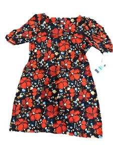 Tommy Hilfiger Floral Sleeve Sheath Cocktail Dress Knee Length Size 16 - Picture 1 of 7