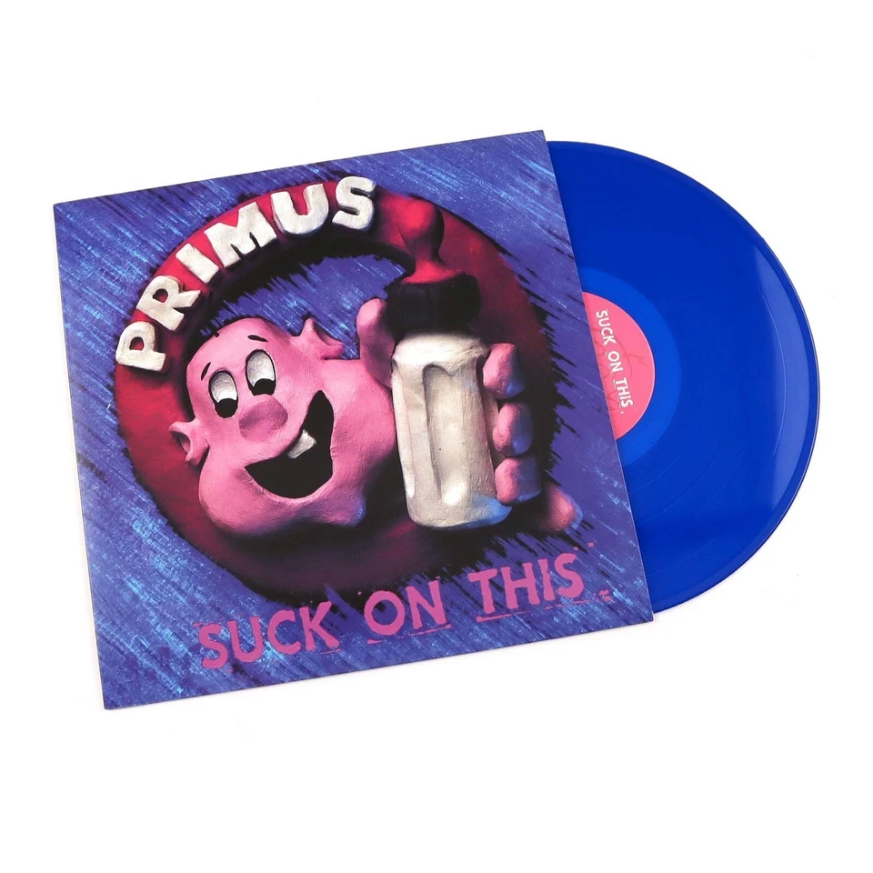 PRIMUS Suck On This COBALT BLUE VINYL Recorded Live New Sealed LP Foto 1 de 1