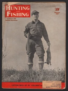 JAGD UND ANGELZEITSCHRIFT - Februar 1947 - NIEDRIGE QUALITÄT/LOSE EINBÄNDE - Bild 1 von 3