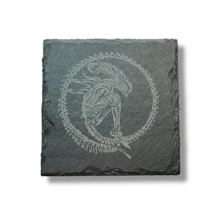 Coaster - Slate - Alien Fossil - SET OF 2 - Picture 1 of 4