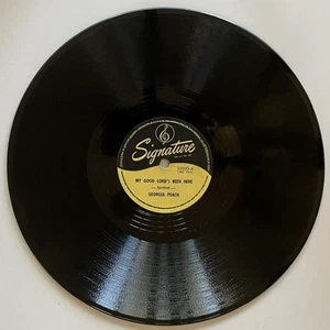 Georgia Peach Good Lord's Been Here / Goin' To Wait 78 rpm E/E+ Signature Gospel - Picture 1 of 4