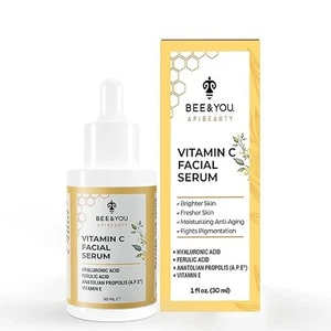 Bee and You Vitamin C Gesichtsserum | Feuchtigkeitsspendendes Anti-Aging 1 fl. Oz. - Bild 1 von 4