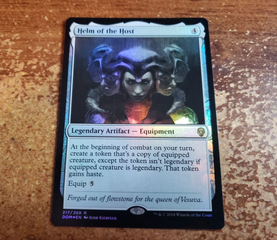 Helm of the Host FOIL - Dominaria DOM - MTG Magic - Lightly Played - Image 1 of 1