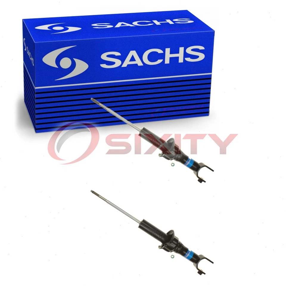 2 pc SACHS Rear Shock Absorbers for 1989-1995 Honda Civic Spring Strut up - Image 1 of 4