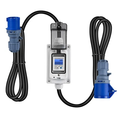 Electric Meter Mobile Digital Electricity Meter 230V 16A Waterproof Power - Image 1 of 4