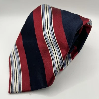 Valentino Vintage Striped Silk Tie Made in Italy - Image 1 of 4