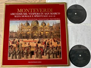 FSM 83 202 DIG MONTEVERDI ABENDMUSIK/VESPERS IN SAN MARCO 2-LP BERNIUS (1983) NM - Picture 1 of 4