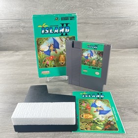 Adventure Island II Complete In Box  Nintendo Entertainment System NES Tested