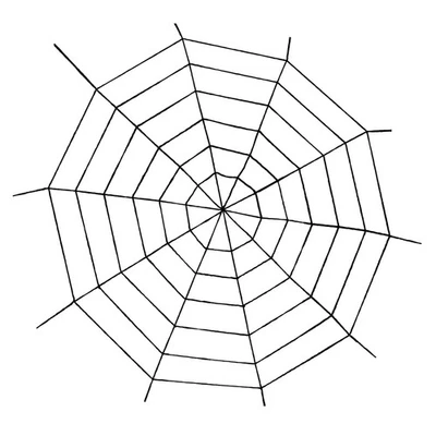 Decoração de Halloween teia de aranha com corda de 5 pés - Imagem 1 de 3