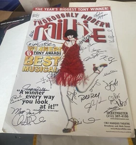 Thoroughly Modern Millie 2003 Broadway Theater Poster Cast Signed Leslie Uggams - Picture 1 of 6
