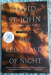 David St John / THE RED LEAVES OF NIGHT Signed 1st Edition 1999 - Picture 1 of 2