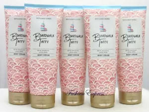 BATH & BODY WORKS BOARDWALK TAFFY BODY CREAM 8 OZ (LOT OF 5 PCS) - Picture 1 of 1
