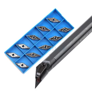 3/4" S20R-MVXNR16 20mm CNC Lathe Internal Turning Tool Holder+10Pcs VNMG160404 - Picture 1 of 8