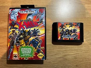 X-Men - Sega Genesis - NTSC USA Version - Good Condition - UK Seller - Picture 1 of 8