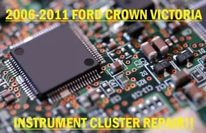 SERVICIO DE REPARACIÓN para panel de instrumentos Ford Crown Victoria 2006-2011 - Imagen 1 de 4