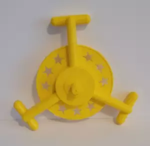 FISHER PRICE #902 original JUNIOR CIRCUS yellow ROTATING PIVOT vintage 1962-63 - Picture 1 of 3