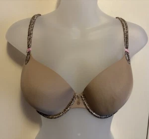 Victoria's Secret 34DD Beige Underwire Demi Bra 5 Ways to Wear It - Picture 1 of 23