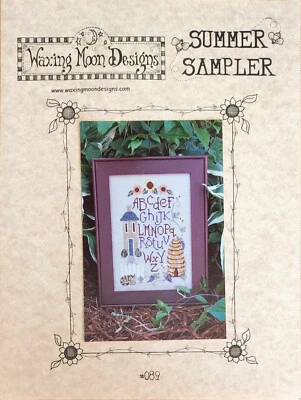 Waxing Moon Designs Cross Stitch Chart - Summer Sampler - New! - Image 1 of 2