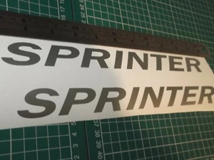 SPRINTER Sticker Decal x 2. Choice of 18 colours - Picture 1 of 3