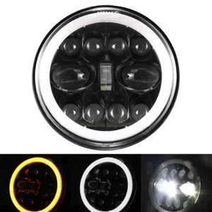 7" 41w LED Scheinwerfer Fern-/Abblendlicht Blinker Scheinwerfer Universal 12V - Picture 1 of 11